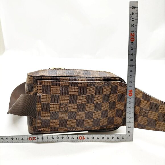Authentic Louis Vuitton Geronimos Damier Ebene Waist Bag Sling Belt Bag - Picture 3 of 16